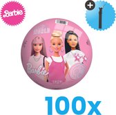 Barbie Lightweight Jouets Ball - Ballon pour enfants - 23 cm - Volume Bundle 100 pièces - Pompe à ballon incluse