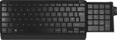 Ergoweb compact slide toetsenbord - ergonomisch - zwart - bedraad