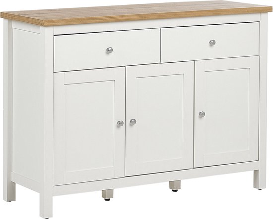ATOCA - Sideboard - Lichthout/Wit - MDF