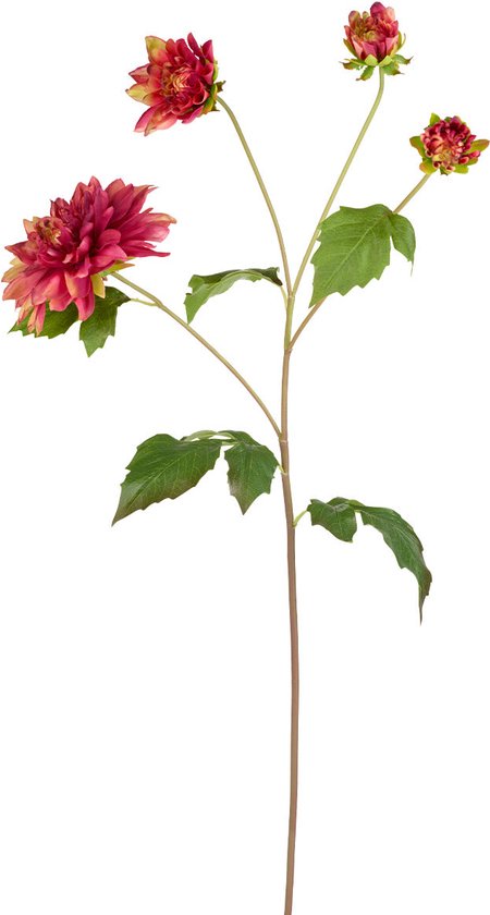 Fuchsia roze kunstdahlia steel H80