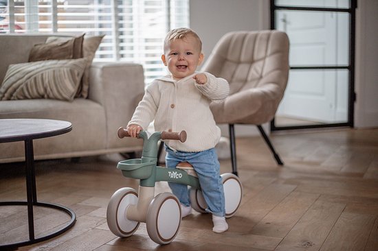 Tryco Luna Beige Loopfiets - Vanaf 1 jaar - Ook geschikt voor 2 jaar en 3 jaar - Loopfietsjes