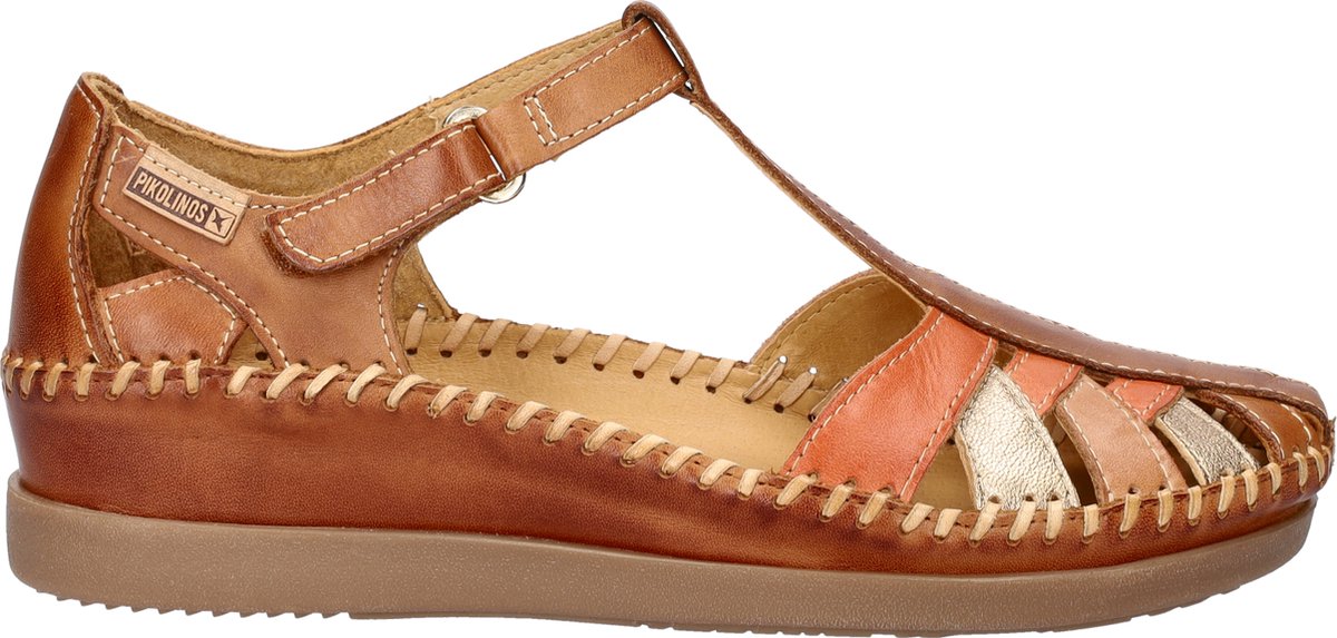 Pikolinos Cadaques dames sandaal Cognac Bruin