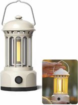 CNL Sight LED Lampe de camping-Lampe de camping-Lampe de tente-Lanterne extérieure- Éclairage extérieur-Lampe extérieure-Lampe de camping outdoor rétro, intensité variable en continu, étanchéité IPX4, sans fil, batterie rechargeable, USB, blanc chaud