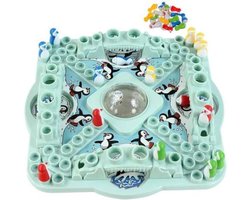 foto van Familie pinguin ijs bordspel - Pinguïn Race spel - Pop en Drop - Ijsberg - Speelgoed