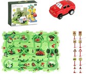 DrPhone TrackTastic Puzzle Wheels - De Ultieme Avontuurlijke Puzzelset - Kids Speelgoed - 25 Delig - Oerwoud