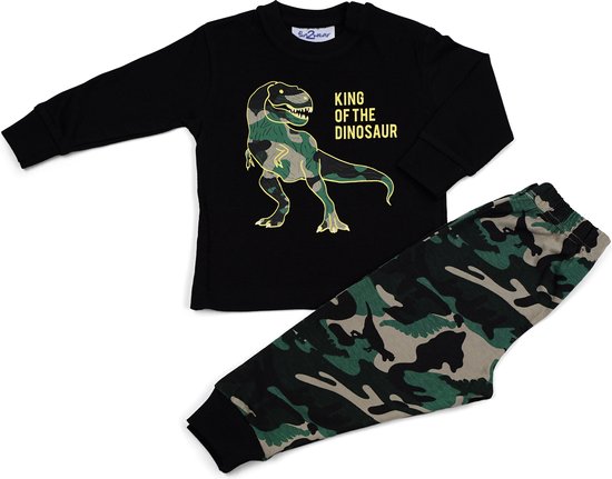 Fun2Wear | Pyjama Dino | Noir | Taille 92