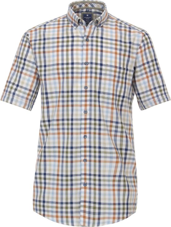 Redmond - overhemd - heren - Regular Fit - korte mouw - geruit - maat XL