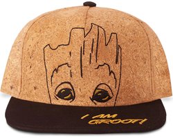Marvel Guardians Of The Galaxy - Groot Snapback Pet - Bruin/Zwart