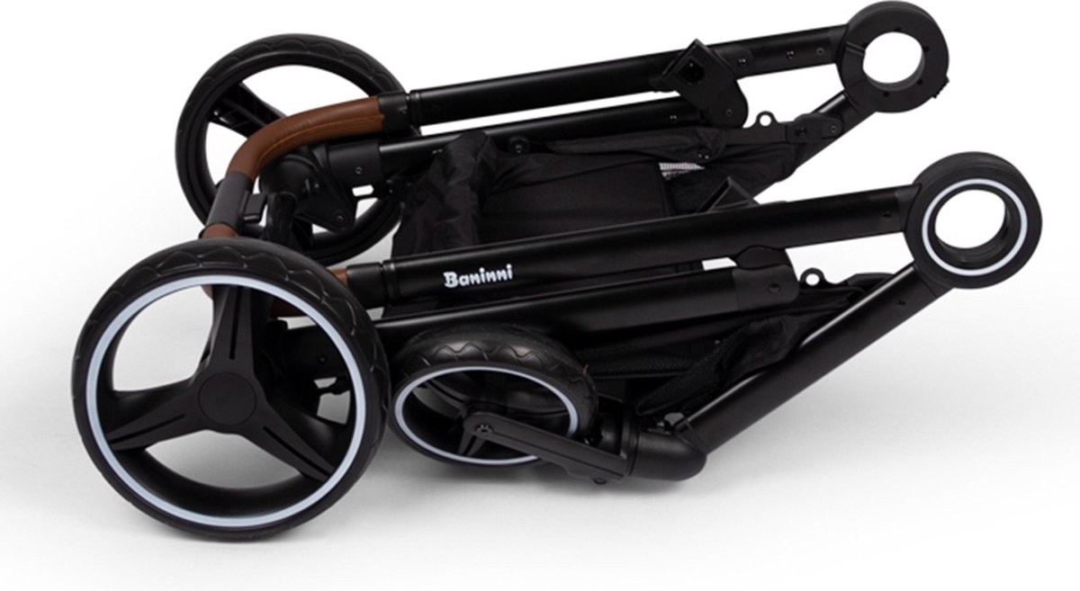 Baninni Duo Kinderwagen Luiz Opvouwbaar Zand - afbeelding 3