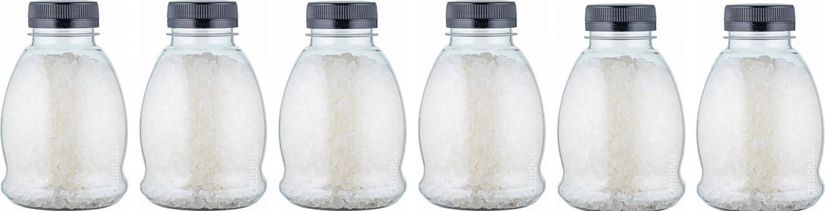 Goedkoopste Claudius Badzout Relaxing Moment - 375 gram - Fles met zwarte dop - Set van 6 stuks