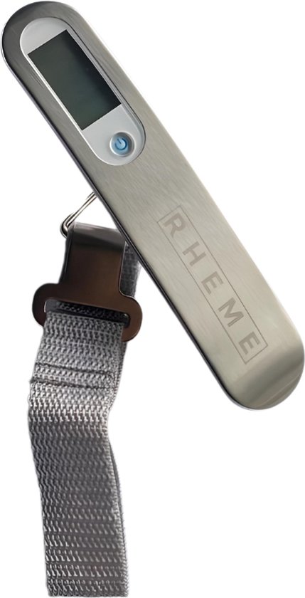 Digitale hang koffer weegschaal tot 50 kg - Kofferweger - Bagageweger - Bagageweegschaal - LCD scherm - Inclusief batterij - Rheme