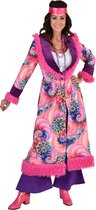 Magic By Freddy's - Costume Hippie - Hippie Lost In Pink Flower World - Femme - Rose - Large / XL - Déguisements - Déguisements
