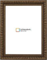 Fotolijst Verouderd Goud - Barok - Fotomaat 15x15 - Ontspiegeld Glas - Art.nr. 215-628