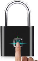Thingy Hangslot Met Vingerscan - Voor binnen en buiten - Reisslot - Bagageslot - Kofferslot - USB oplaadbaar - 10 vingers registreerbaar