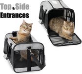 transportbox voor kleine huisdieren, katten, honden, konijnen 43,2L x 27,9B x 27,9H centimeter