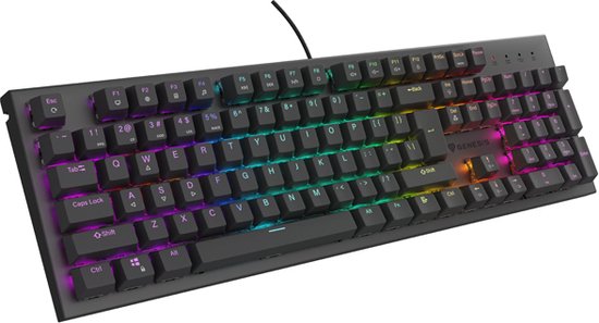 GAMING KEYBOARD GENESIS THOR 303 US LAYOUT RGB BACKLIGHT BROWN SWITCH HOT SWAP NKG-2177