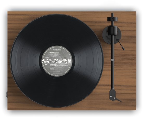 Pro-Ject E1 AT3600L Platenspeler - Direct Klaar voor Gebruik - Kristalhelder Vinylgeluid - Walnoot — afbeelding 3