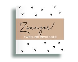 Tweeling zwangerschapsdagboek - Invulboek zwangerschap tweeling - Tweeling invulboek - Dagboek zwangerschap tweeling - Tweeling zwangerschap - Zebrapaardje