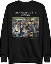 Pierre-Auguste Renoir 'Dans in Le Moulin de la Galette' ("Dance at Le Moulin de la Galette") Beroemd Schilderij Sweatshirt | Unisex Premium Sweatshirt | Zwart | S