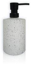 Zeepdisperser wit - glazen zeeppompje - 450 ml - Alpina