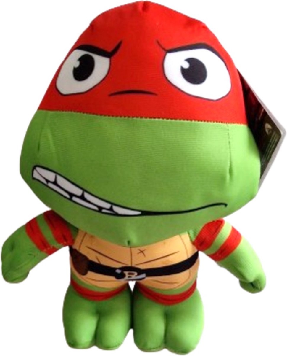 Teenage Mutant Ninja Raphael knuffel - 22 cm groot - Pluche - Voor kinderen - Volwassenen