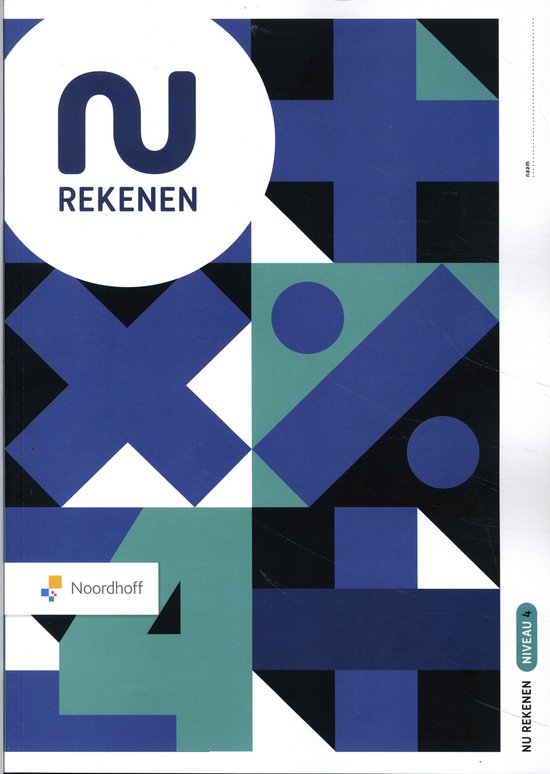 Foto: Nu rekenen mbo niveau 4 2021 leerwerkboek