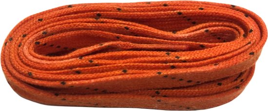 Nice Wax Veter voor noren 160 cm (Diverse Kleuren) (Kleur - Oranje, Maat - 160cm)