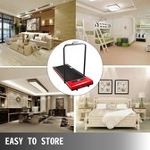 Bol.com Vevor - Loopband - Hardloopband - Rood - 141 x 55 x 98cm - 500W - 1/6kmh - 100KG aanbieding