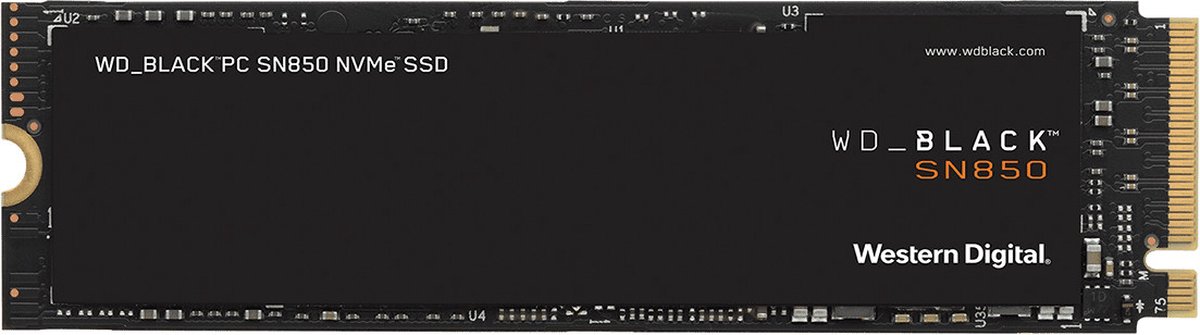 WD Black SN850 2TB NVMe met Heatsink