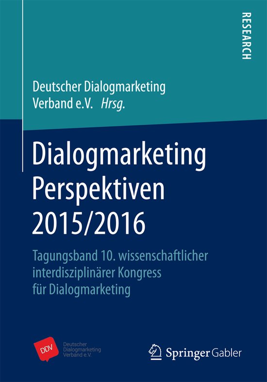 Dialogmarketing Perspektiven 2015 2016 - cover