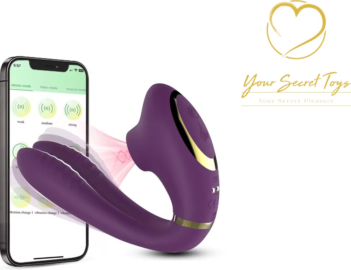 Goedkoopste Tatum - Dual vibrator - Vibrators voor Vrouwen - Vibrator - Clitoris Stimulator - Sex Toys voor Vrouwen - Erotiek - vagina vibrator - Seks speeltjes - vibrator voor koppels – Seks toys