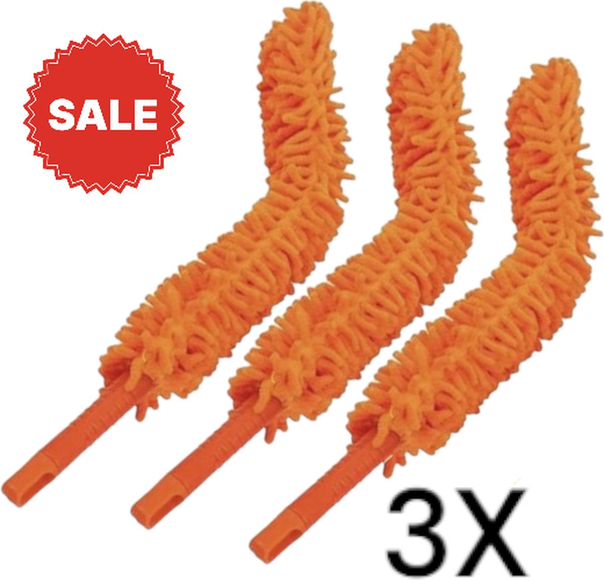 Goedkoopste Flexduster Stoffer microvezel flexibel uitwasbaar voordeelverpakking 3 stuks