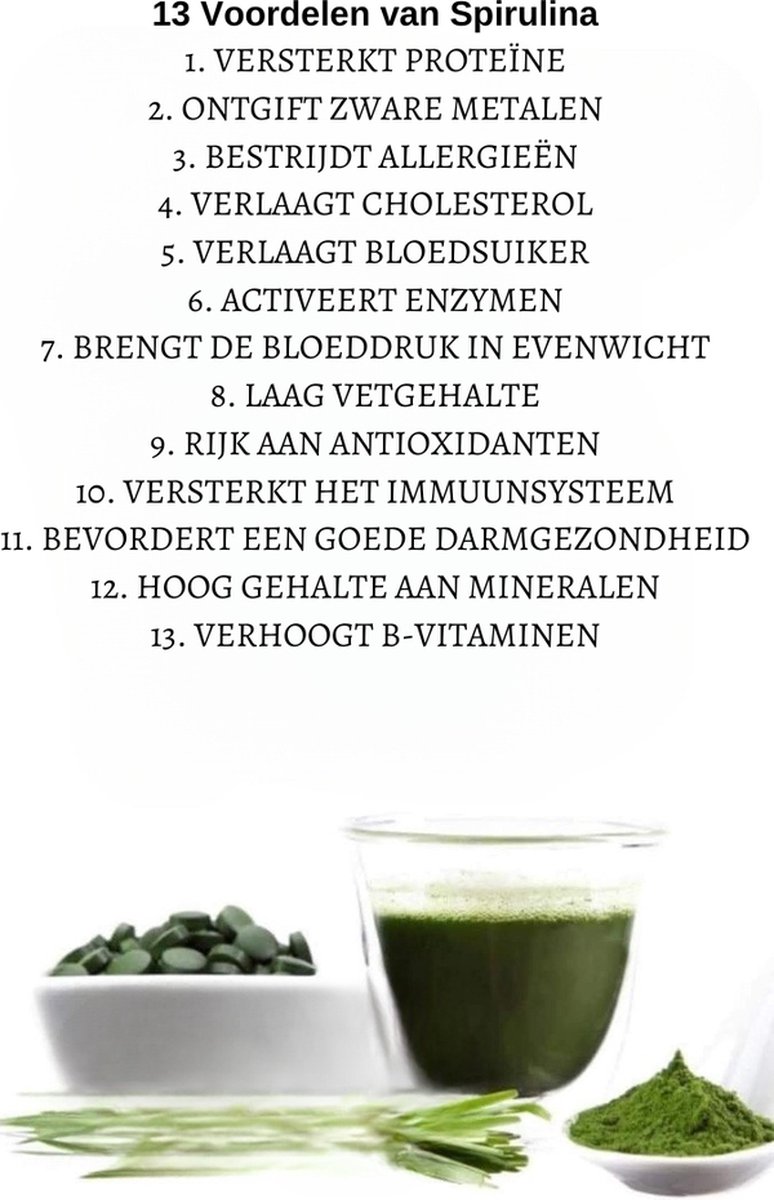 Goedkoopste Spirulina capsules, Superfood, afslank, Farmasi