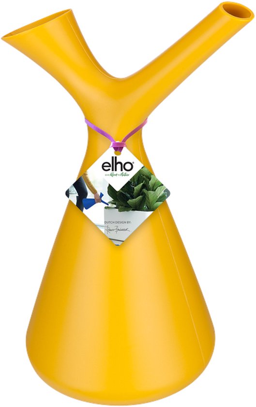 Elho Plunge Gieter 20 - Gieter voor Binnenaccessoires - Ø 15.0 x H 29.5 cm - Oker