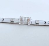 Rechte Connector voor RGB LED Strip 10mm IP44 - Kunststof - SILUMEN