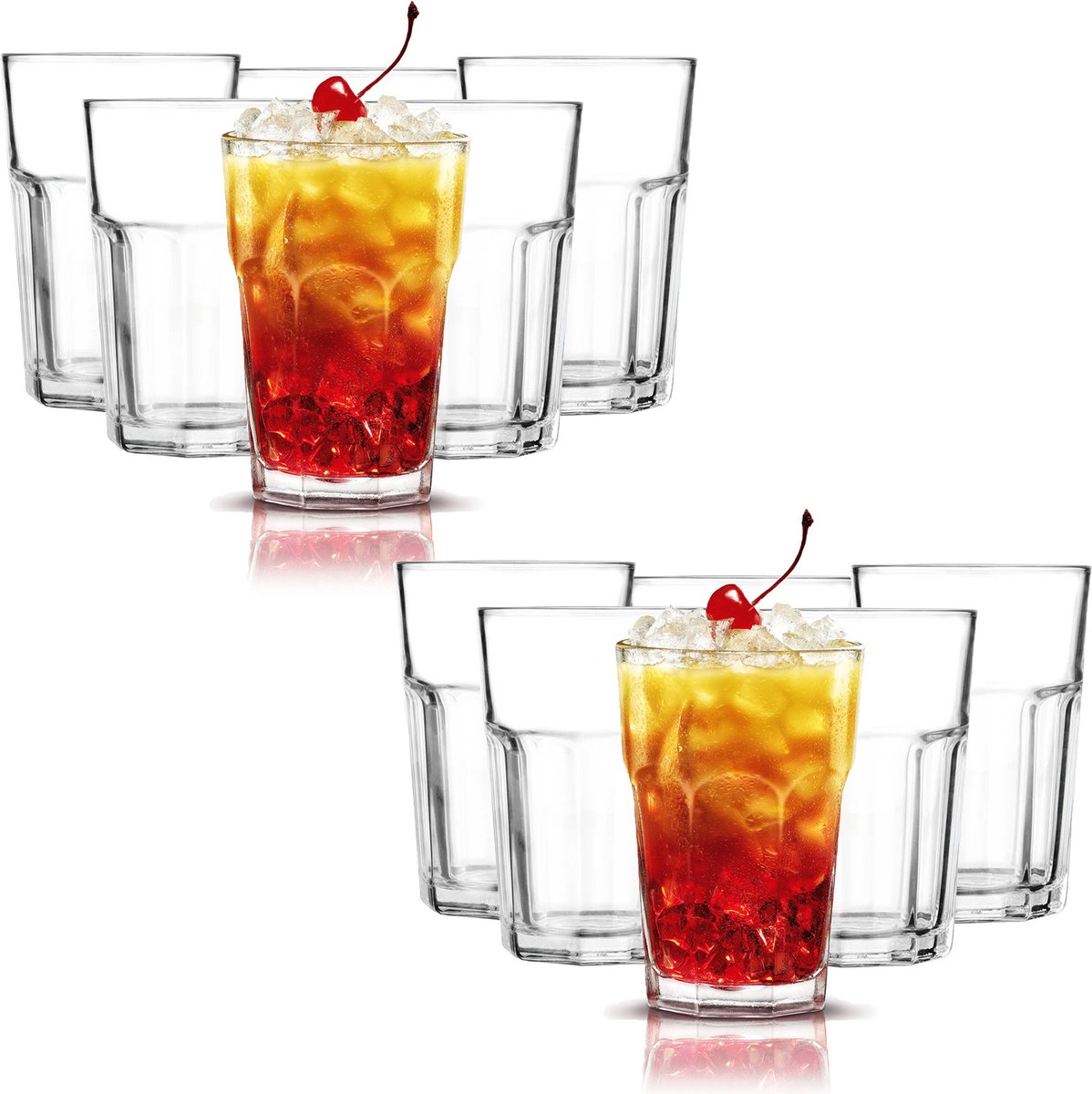 Glasmark Waterglazen - 12x - Krakau - 320 ml - glas - drinkglazen