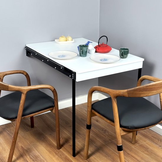 Simpletrade Wandtafel inklapbaar - Tekentafel voor aan de muur - MDF