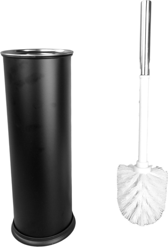 Foto: Premium toilet borstel zwart met houder wc borstel hoogwaardige kwaliteit luxe uitstraling