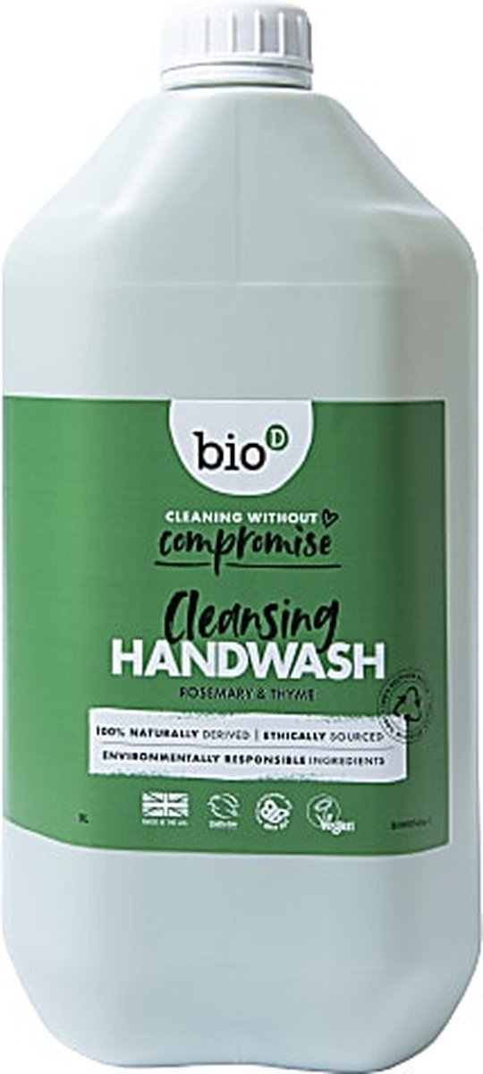 Bio-D Anti BacteriÃ«le Handzeep Rosemarijn & Tijm - 5L Grootverpakking