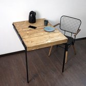 Costway Wandtafel, inklapbaar, uitklaptafel, klapbureau, eettafel, laptoptafel, bartafel, 85,5 x 60 x 145,5 cm