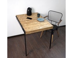 Opklapbare Tafel - Keukentafel - Wandtafel - Murphy Opvouwbare Tafel - Wandbureau - Bureau Inklapbaar - Multifunctioneel bureau & Plank - Hout Brown