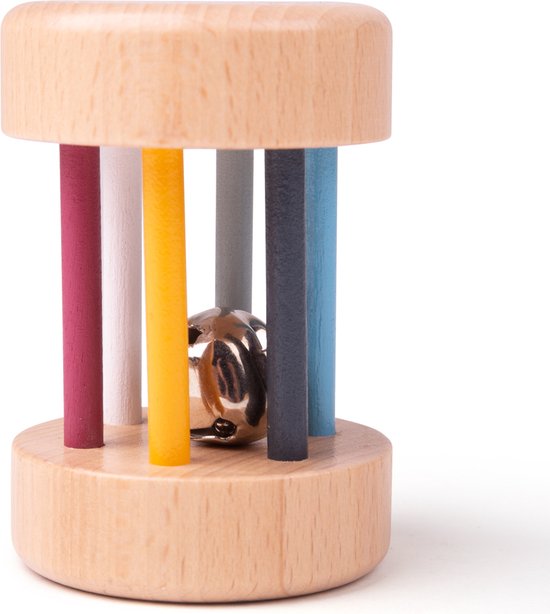 Bigjigs Houten Rol Rammelaar, 100% FSC van Bigjigs — afbeelding 5