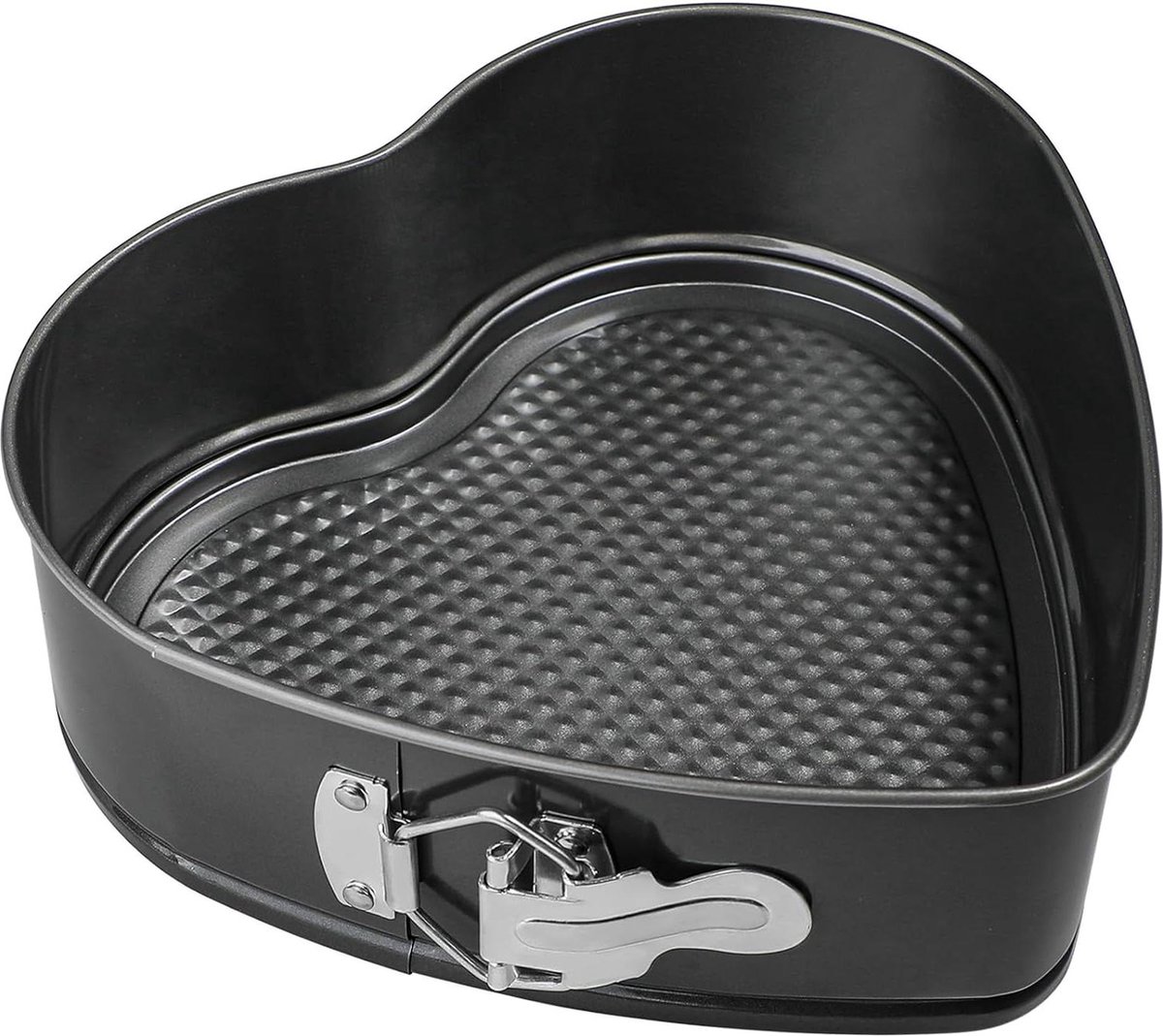 Springvorm hart bakvorm 9 inch anti-aanbaklaag Cakevorm van staal met hartvorm Springvorm