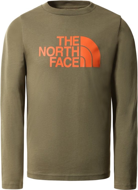The North Face Junior Burnt Olive Green T-Shirt Maat L