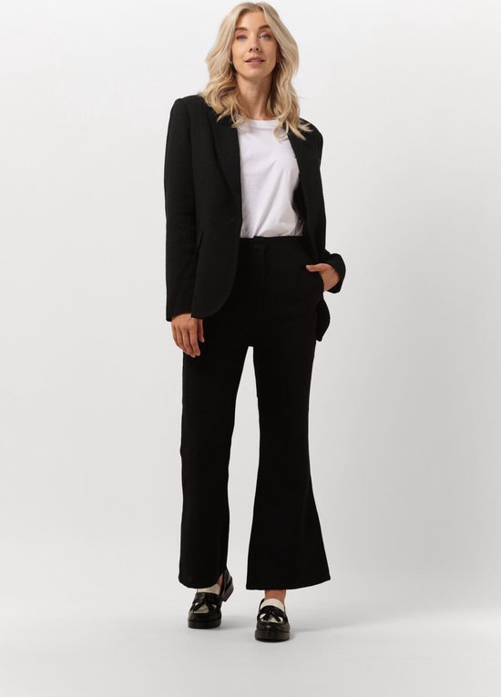 Na-kd Structured Suitpants Broeken & Jumpsuits Dames - Jeans - Broekpak - Zwart - Maat 38