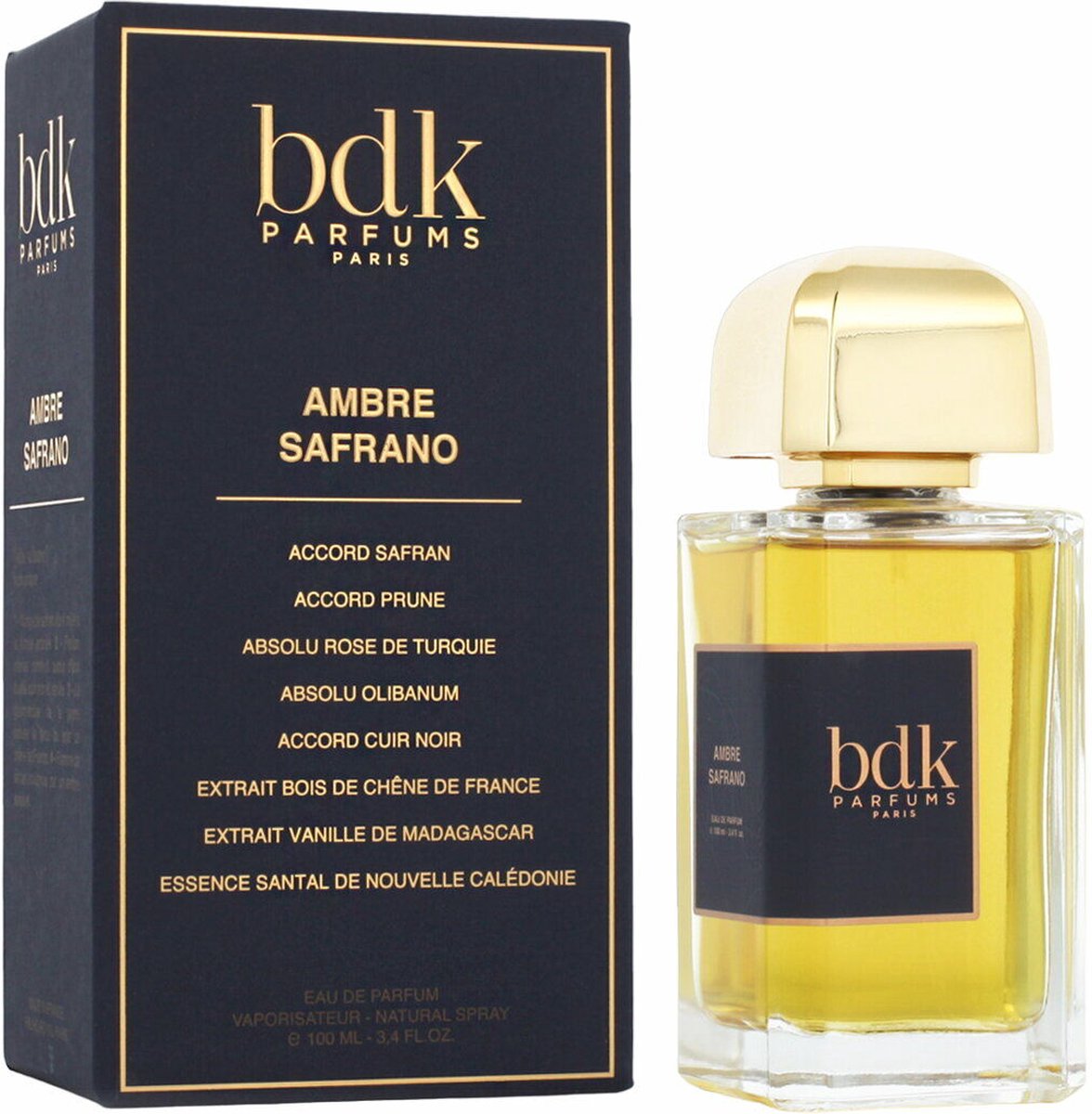 Goedkoopste BDK Perfumes - Ambre Safrano Eau de Parfum - 100 ml - Unisex