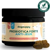 Anti Jeuk & Poten likken snoepjes | Probiotica Hond | Ondersteunt Darmgezondheid & Immuunsysteem | 100% Natuurlijk | +3 miljard Pre & Probiotica per snoepje | FAVV goedgekeurd | Hondensupplement | Hondensnacks | 60 hondenkoekjes