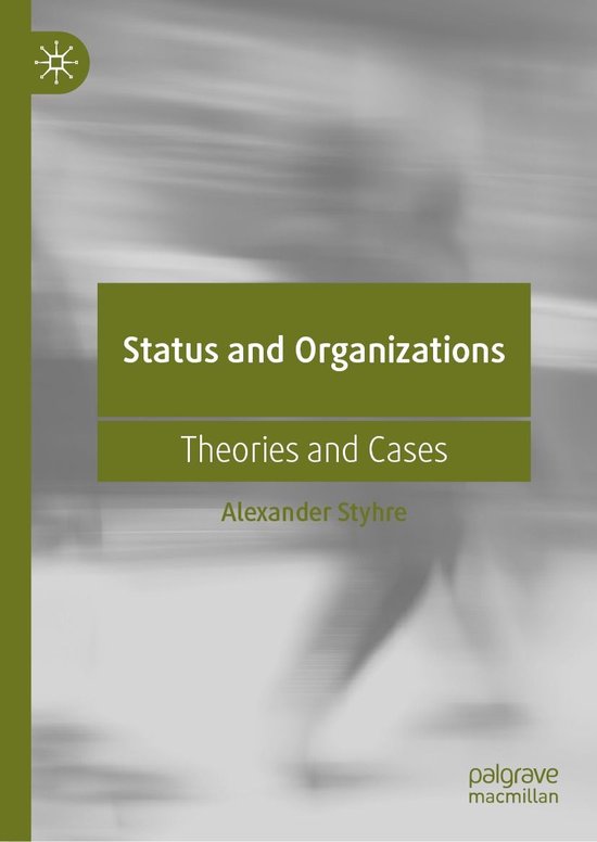 Status and Organizations - cover