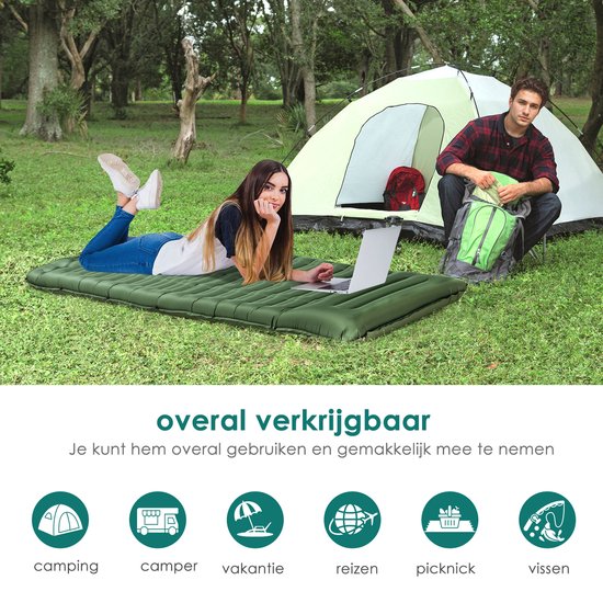 CALIYO Slaapmat, Camping Outdoor Slaapmatten, Slijtvast/Waterafstotend/Scheurbestendig-Draagvermogen 280KG van CALIYO — afbeelding 3