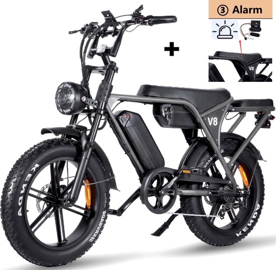 Fatbikeskopen.nl - Modèle Ouxi V8+ - Zwart - Double batterie - Fatbikes électriques - Vélo électrique - E Bike